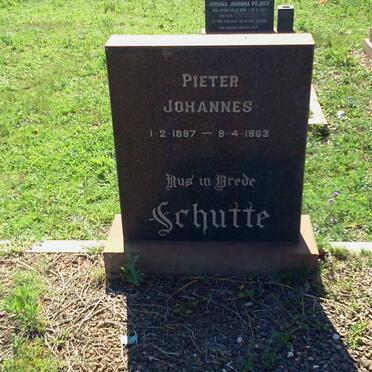 SCHUTTE Pieter Johannes 1897-1963