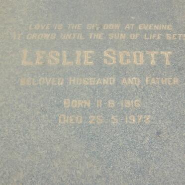 SCOTT Leslie 1916-1973