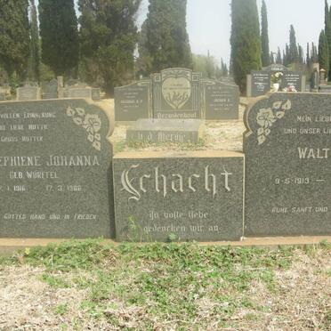 SCHACHT Walter 1913-1974 &amp; Joephine Johanna WURFFEL 1916-1986