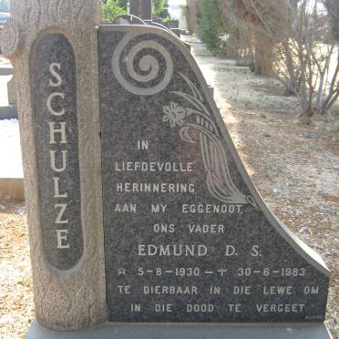 SCHULZE Edmund D.S. 1930-1983