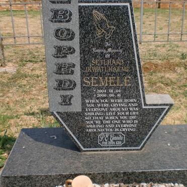 SEBOPEDI Setlhako Ikwatlhaeng Semele 2004-2006