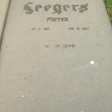 SEEGERS Pieter 19?? -1977