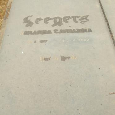 SEEGERS Pieter 19??-1977 &amp; Johanna Catharina 1917-2002