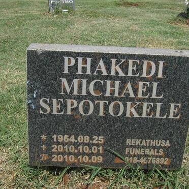 SEPOTOKELE Phakedi Michael 1964-2010