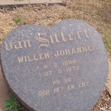 SITTERT Willem Johannes, van 1893-1972