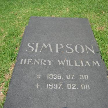 SIMPSON Henry William 1936-1997