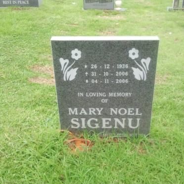 SIGENU Mary Noel 1936-2006