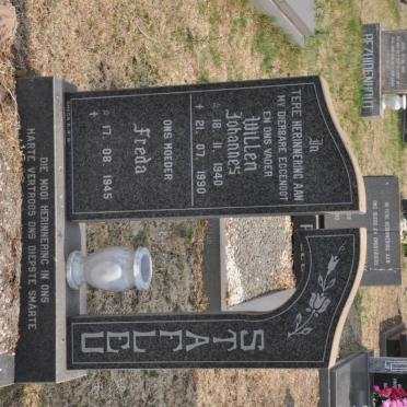 STAFLEU Willem Johannes 1940-1990 &amp; Freda 1945-
