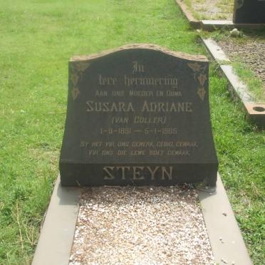 STEYN Susara Adriane nee VAN COLLER 1891-1965
