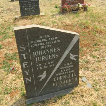STEYN Johannes Jurgens 1936-1997 &amp; Cornelia Elizabeth 1938-