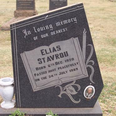 STAVROU Elias 1920-1989