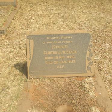 STACK Clinton J.W. 1880-1953