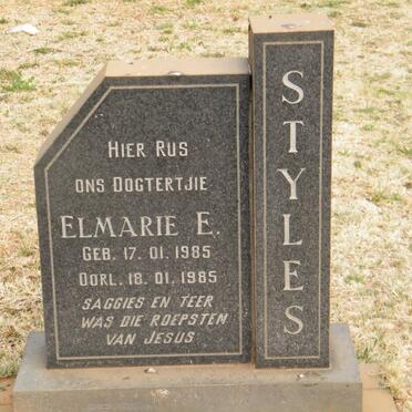 STYLES Elmarie E. 1985-1985