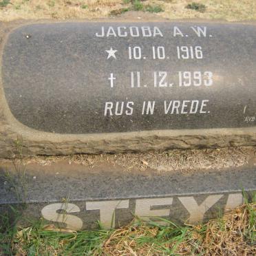 STEYN Jacoba A.W. 1916-1993