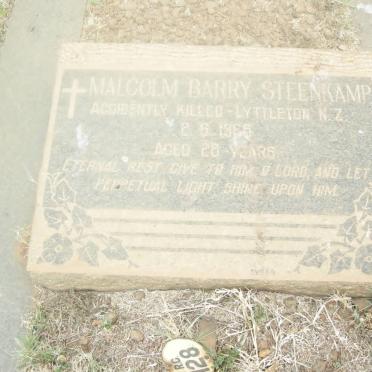 STEENKAMP Malcolm Barry -1965