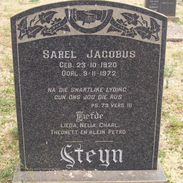 STEYN Sarel Jacobus 1920-1972