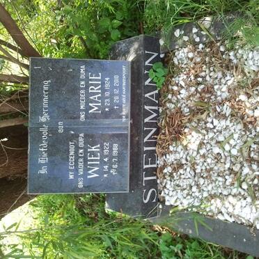 STEINMANN Wiek 1922-1988 &amp; Marie 1924-2010