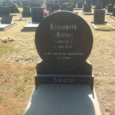 SHARP Elizabeth 1954-1983