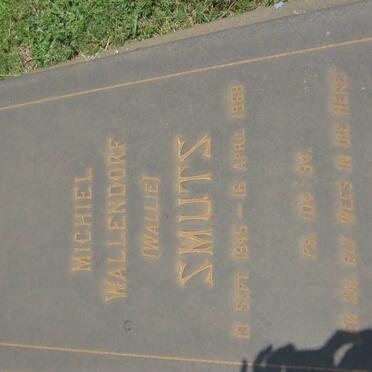 SMUTS Michiel Wallendorf 1945-1968