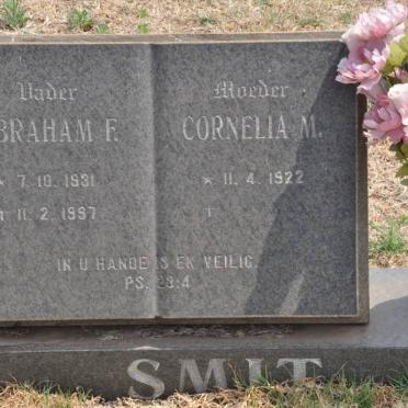 SMIT Abraham F. 1931-1997 &amp; Cornelia M. 1922-