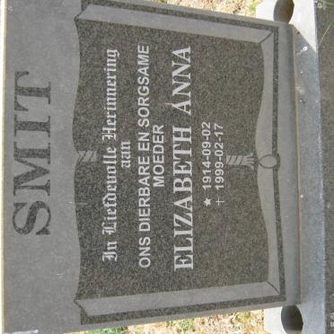 SMIT Elizabeth Anna 1914-1999