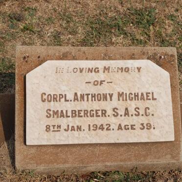 SMALBERGER Anthony Michael -1942