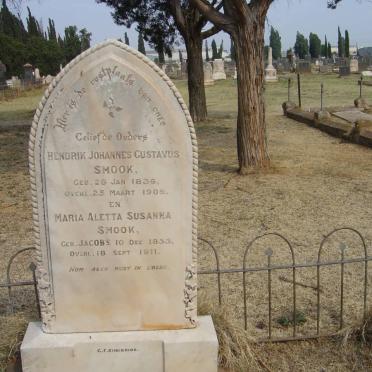 SMOOK Hendrik Johannes Gustavus 1836-1909 &amp; Maria Aletta Susanna JACOBS 1833-1911