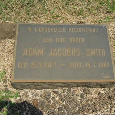 SMITH Adam Jacobus 1887-1969