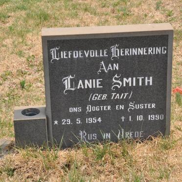 SMITH Lanie nee TAIT 1954-1990