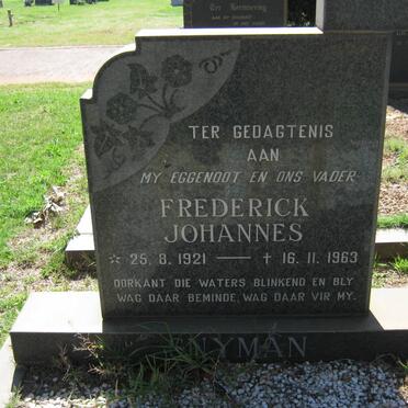 SNYMAN Frederick Johannes 1921-1963