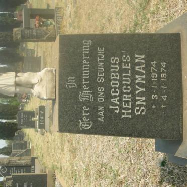 SNYMAN Jacobus Hercules 1974-1974