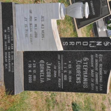 SNIJDERS Stephanus Lourens 1914-1991 &amp; Jacoba Cornelia 1915-2000