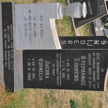 SNIJDERS Stephanus Lourens 1914-1991 &amp; Jacoba Cornelia 1915-2000
