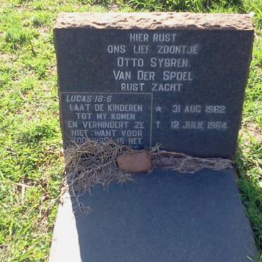 SPOEL Otto Sybren, van der 1962-1964