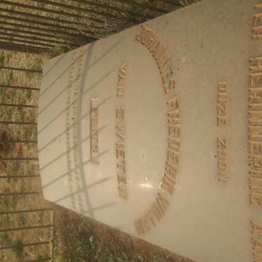 SWIETEN Johannes Frederik Willem, van -1928