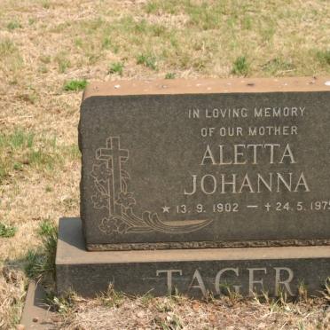 TAGER Aletta Johanna 1902-1975