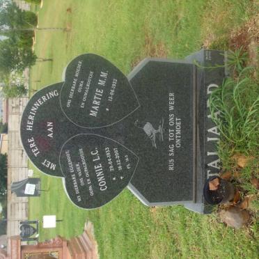 TALJAARD Connie L.C. 1933-2007 &amp; Martie M.M. 1932-