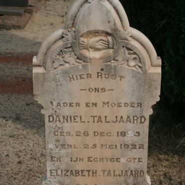 TALJAARD Daniel 1853-1922 &amp; Elizabeth 1861-1923