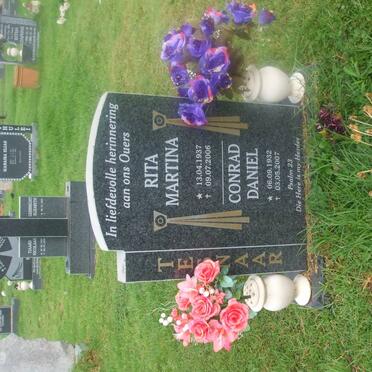 TESNAAR Conrad Daniel 1932-2007 &amp; Rita Martina 1937-2006