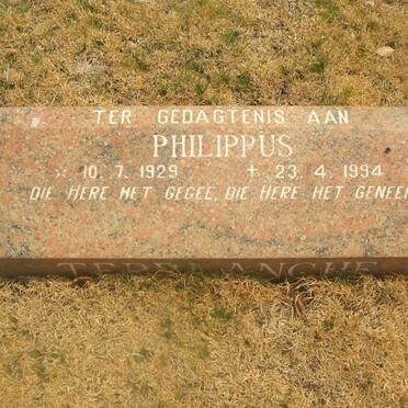 TERBLANCHE Phillippus 1929-1994