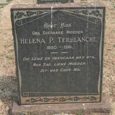 TERBLANCHE Helena P. 1890-1961