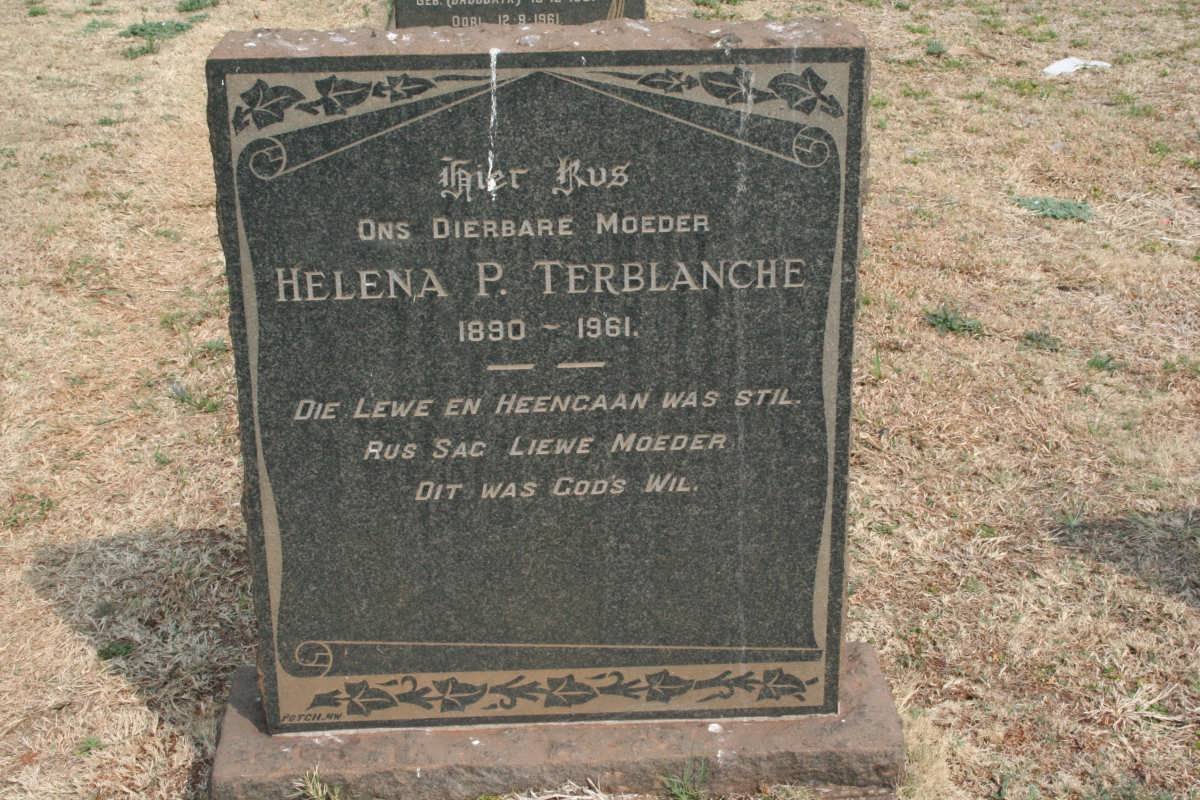 TERBLANCHE Helena P. 1890-1961