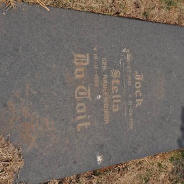 TOIT Jock, du 1918-1992 &amp; Stella RAUBENHEIMER 1930-