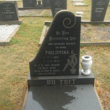 TOIT Philippina C., du 1919-1978