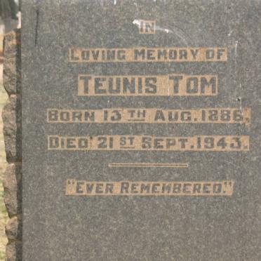 TOM Teunis 1886-1943