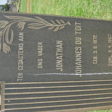 TOIT Jonathan Johannes, du 1872-1967