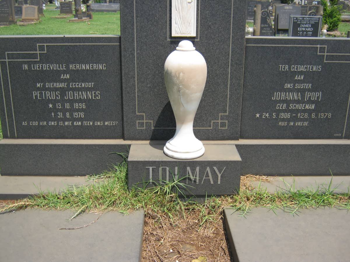 TOLMAY Petrus Johannes 1896-1976 &amp; Johanna SCHOEMAN 1906-1978