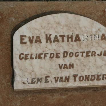 TONDER Eva Katharina, van 
