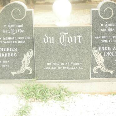 TOIT Andries Bernardus, du 1917-1973 &amp; Engela Susara HOLLOWAY 1923-2009
