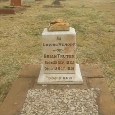 TRUTER Brian 1923-1931